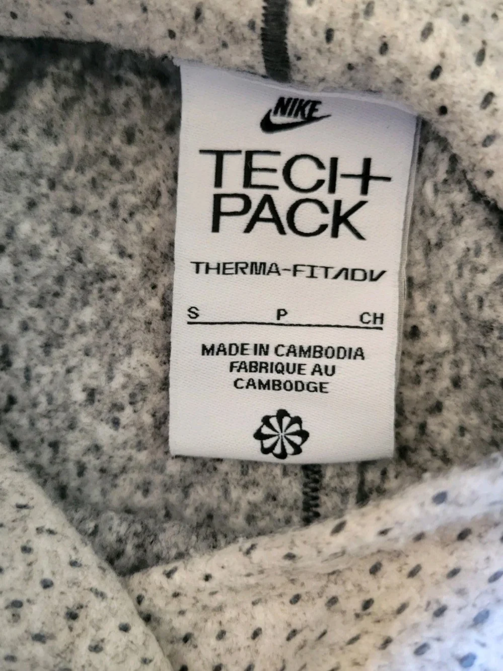 Nike Tech-Pack Therma-fit ADV Hoodie Grey Pullover Sz Small